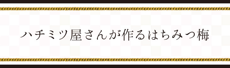 「ハチミツ屋さんが作るはちみつ梅とは」