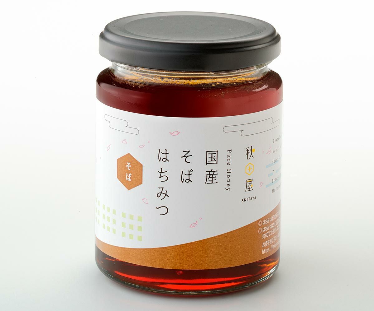 国産そばはちみつ 300g（瓶）の通販 | はちみつ専門店 秋田屋