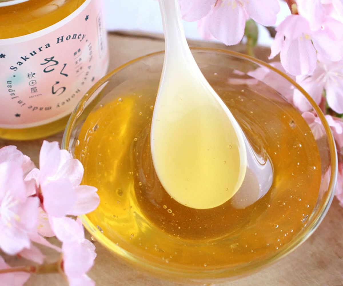 国産さくら蜂蜜300g（瓶）の通販 | はちみつ専門店 秋田屋