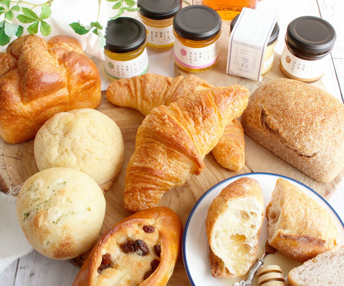 パンとはちみつセット の通販| はちみつ専門店 秋田屋