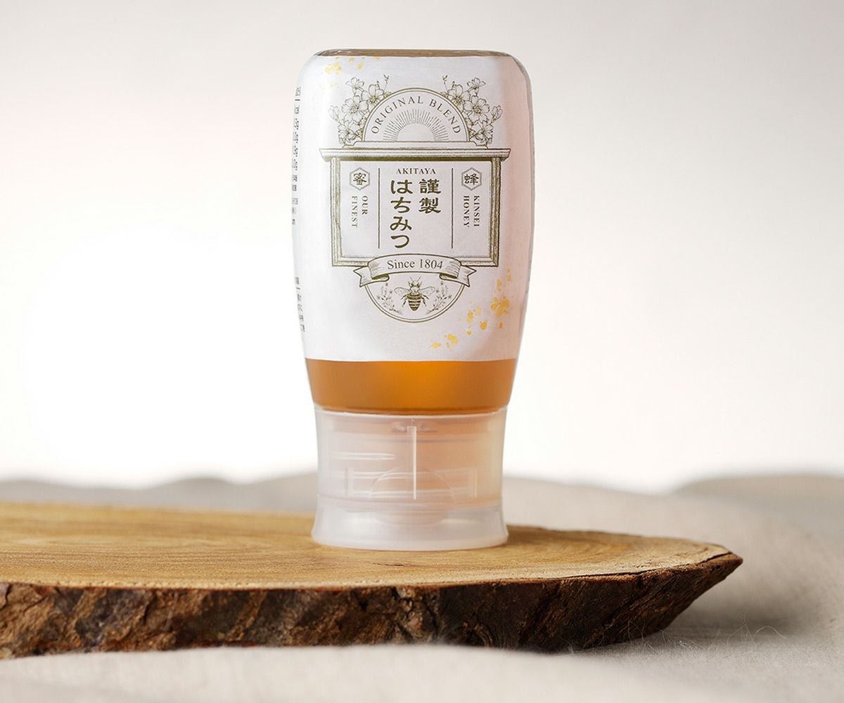 謹製はちみつ300g（倒立）の通販 | はちみつ専門店 秋田屋